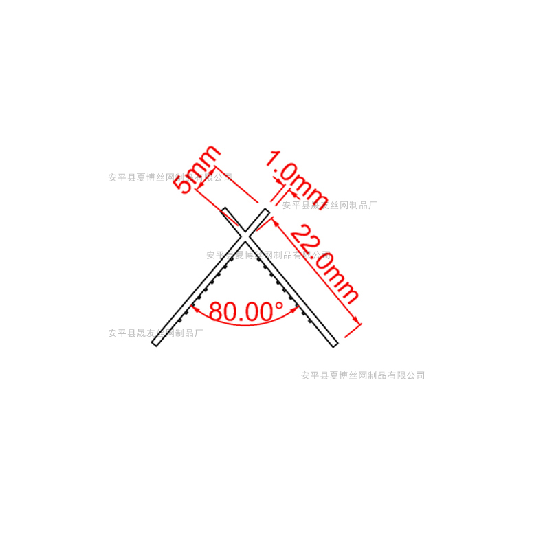 pvc海棠角 - 安平县夏博丝网制品有限公司图片6